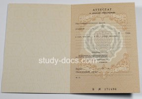 Аттестат за 11 класс до 1994 в Нижнекамске